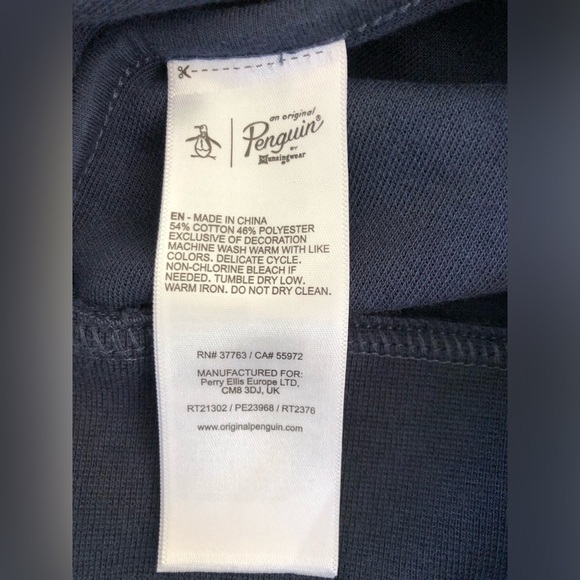 Original Penguin Retro 90’s Block Panel Track Suit Coat. Full Zip Up. Shacket - Picture 8 of 9